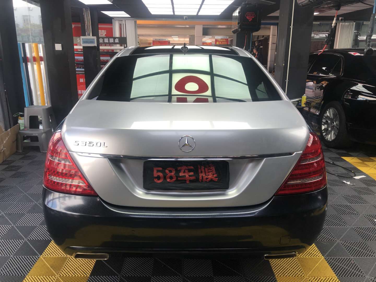 奔驰S350改色，双拼