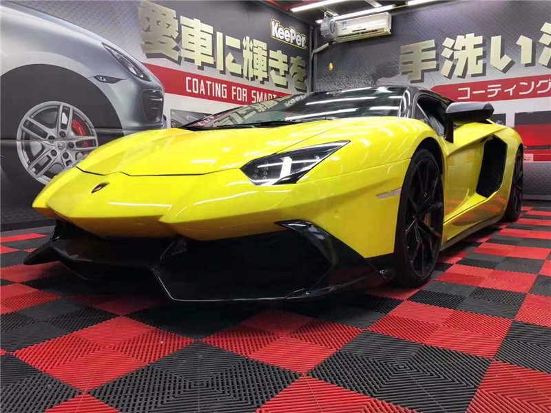 兰博基尼贴改色膜纳多灰改柠檬黄