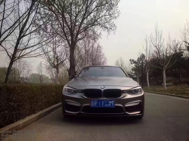 宝马3系电光钛灰改色美图 名副其实的爆款