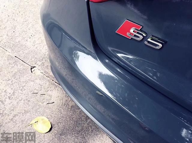 奥迪S5改色高光水泥灰 最美的水泥灰