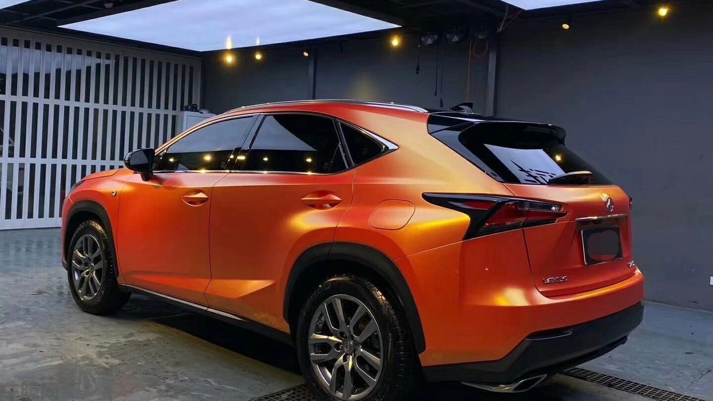 雷克萨斯NX200T贴膜改色效果图