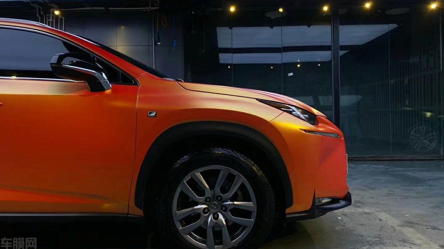 雷克萨斯NX200T贴膜改色效果图