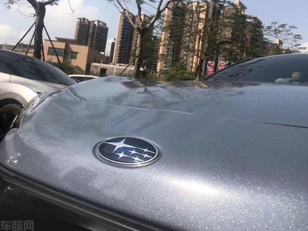 斯巴鲁BRZ 珠光灰改色膜 效果图