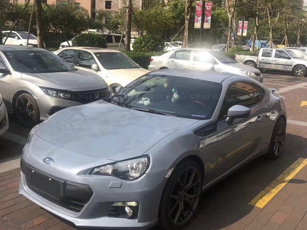 斯巴鲁BRZ 珠光灰改色膜 效果图