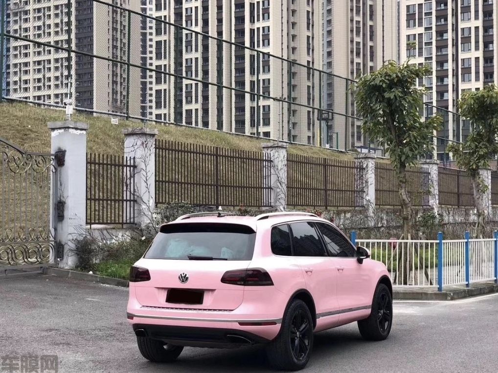 大众途锐 水晶胭脂粉改色膜 效果图