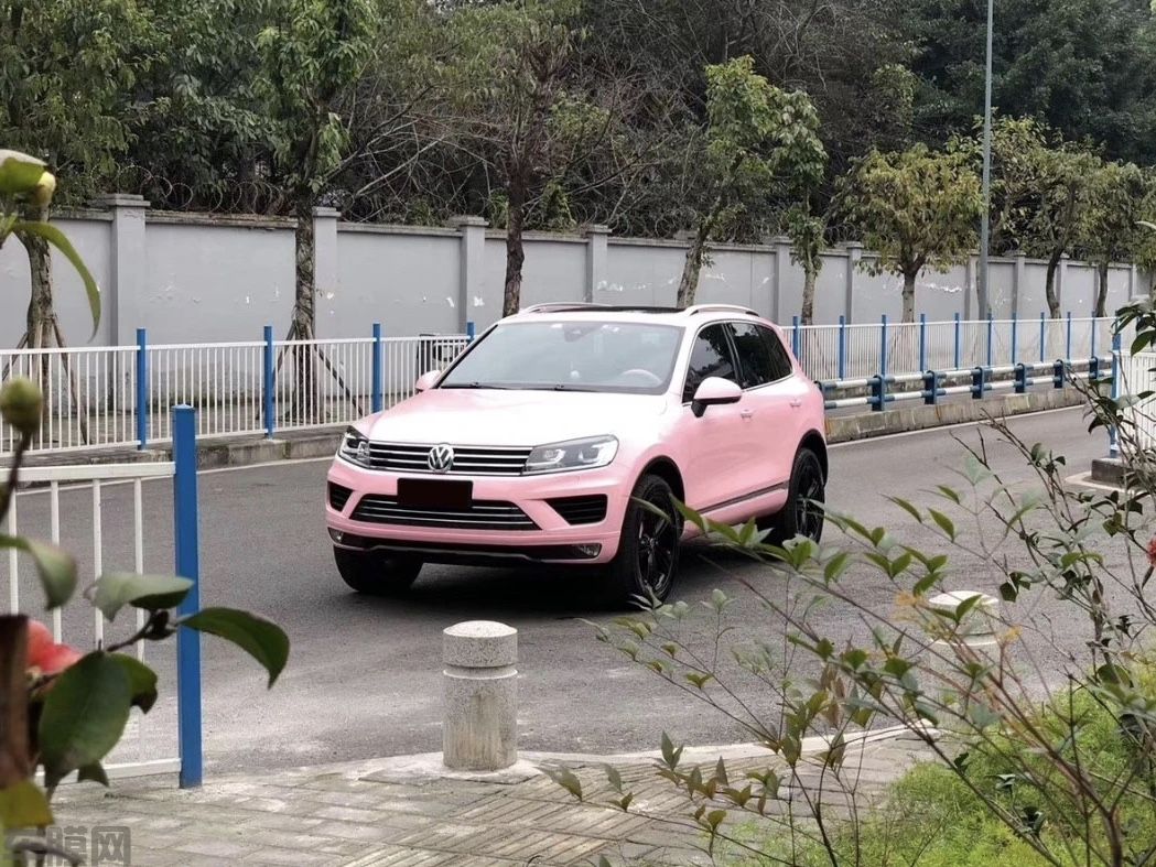 大众途锐 水晶胭脂粉改色膜 效果图