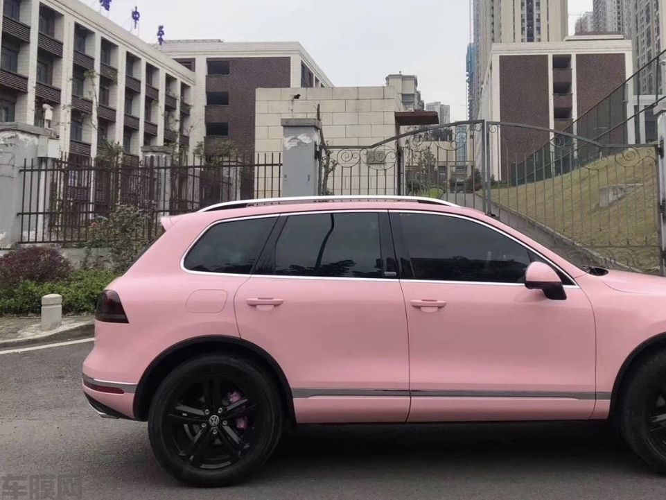 大众途锐 水晶胭脂粉改色膜 效果图