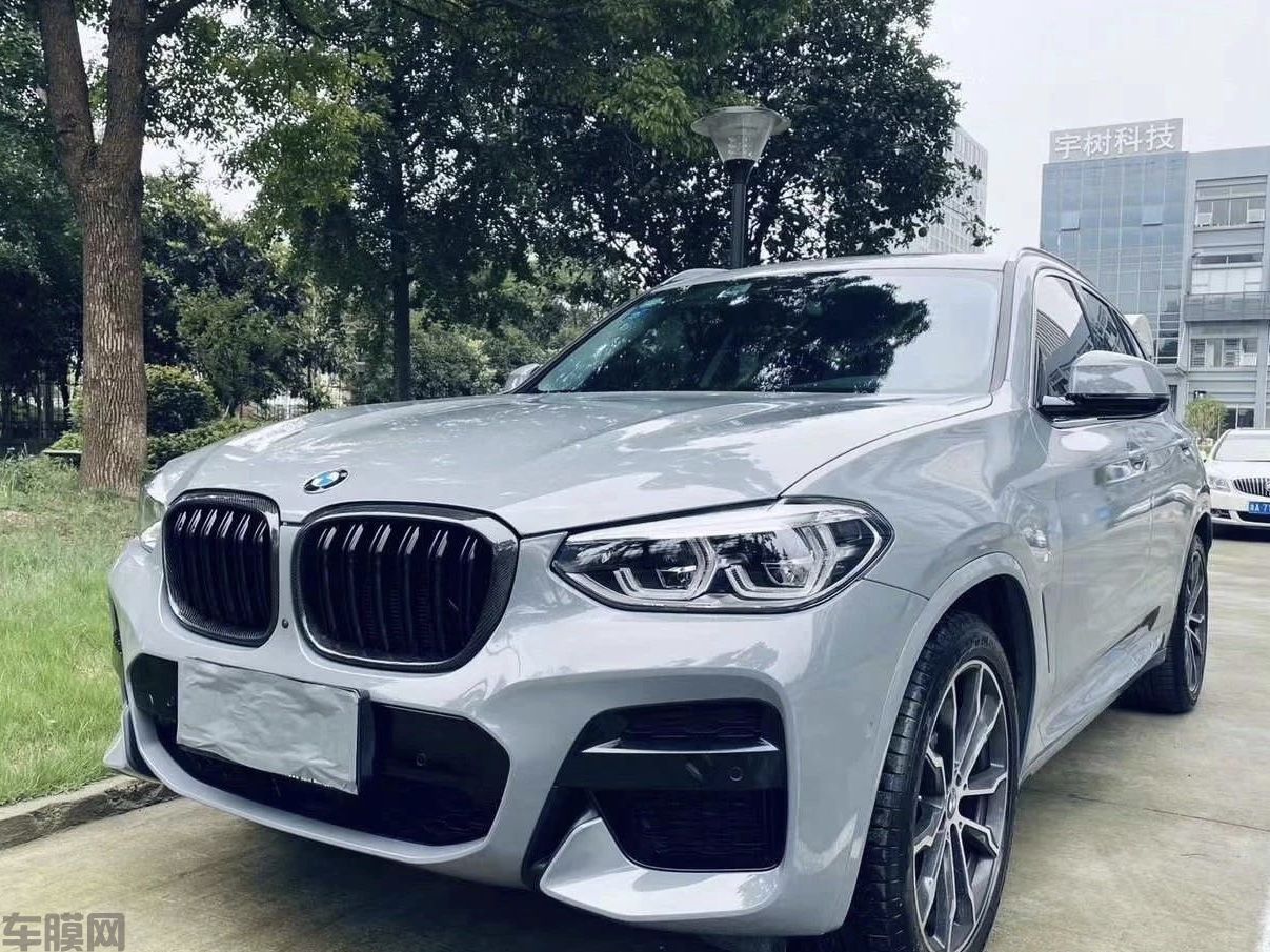 宝马X5 水晶纳多灰改色膜 效果图