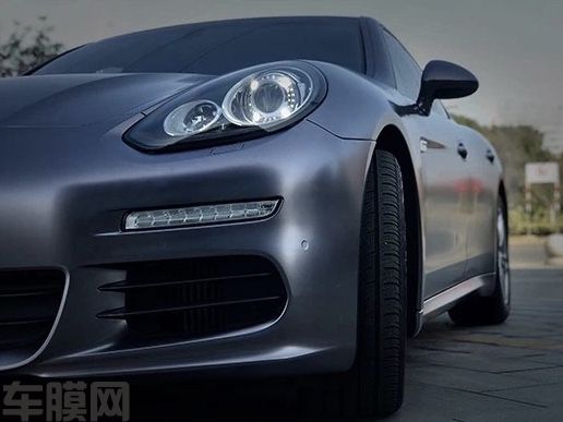 保时捷Panamera 电光钛灰改色膜 效果图