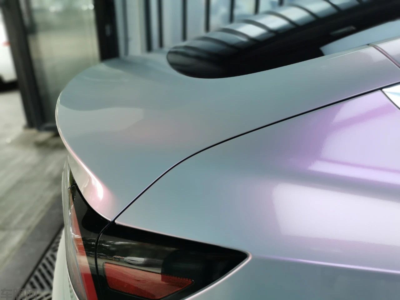 特斯拉Model3 梦幻灰改色膜 效果图