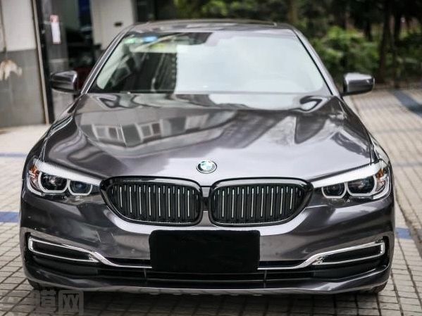宝马525Li 金属碳灰改色膜 效果图