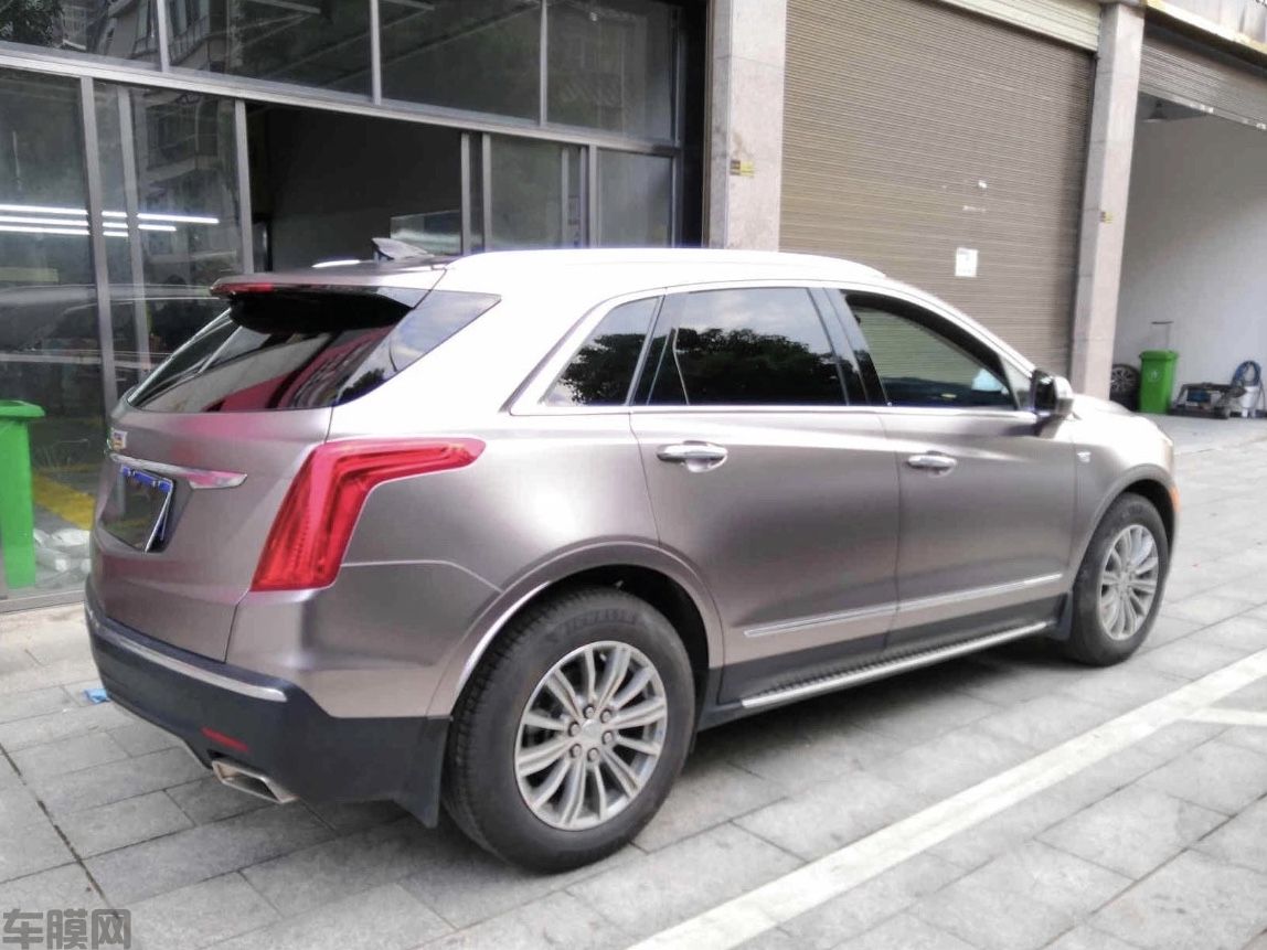 凯迪拉克XT5 电光金属钛金改色膜