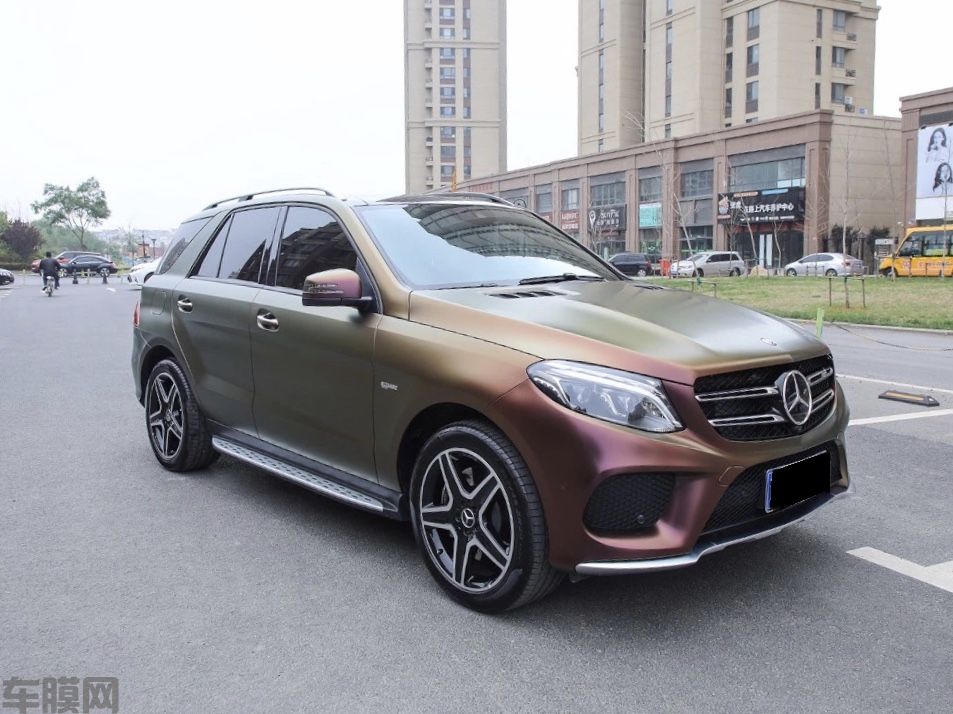 奔驰 AMG GLE43 陶瓷火山石改色膜 效果图