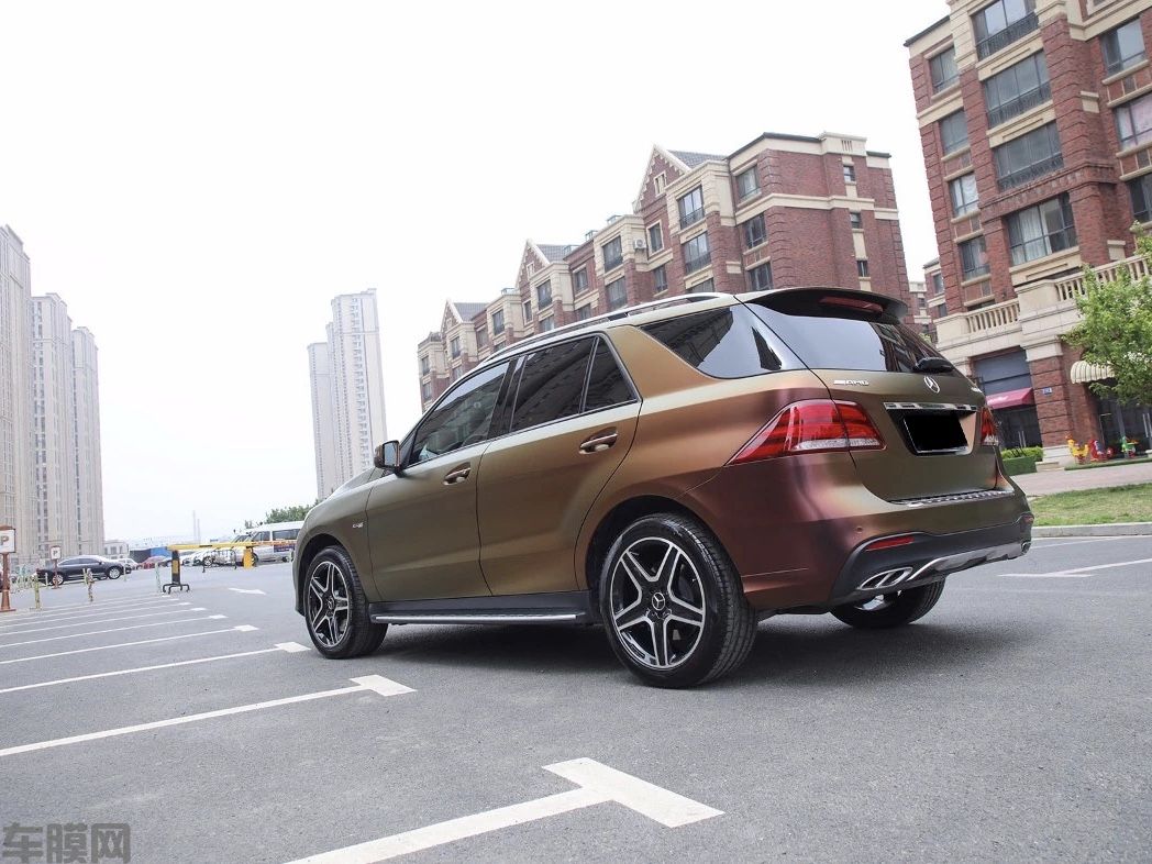 奔驰 AMG GLE43 陶瓷火山石改色膜 效果图