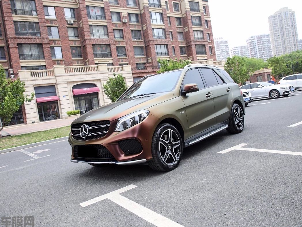 奔驰 AMG GLE43 陶瓷火山石改色膜 效果图
