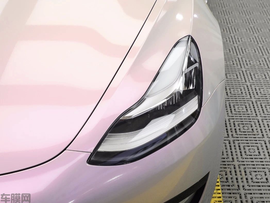 特斯拉 Model3 梦幻灰改色膜 效果图