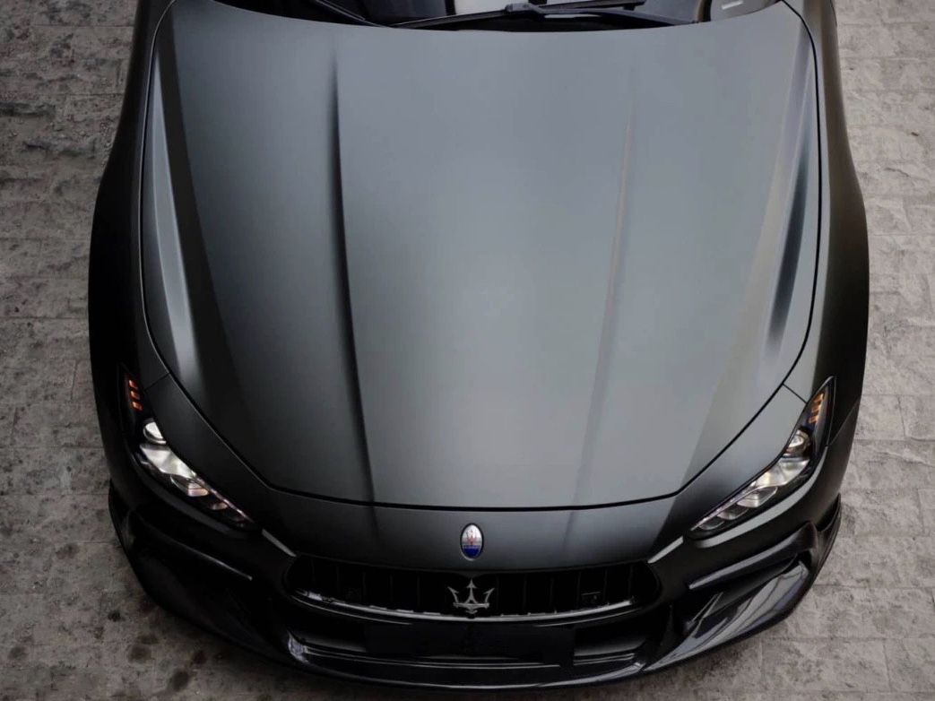 玛莎拉蒂Maserati 神秘绿改色膜 效果图