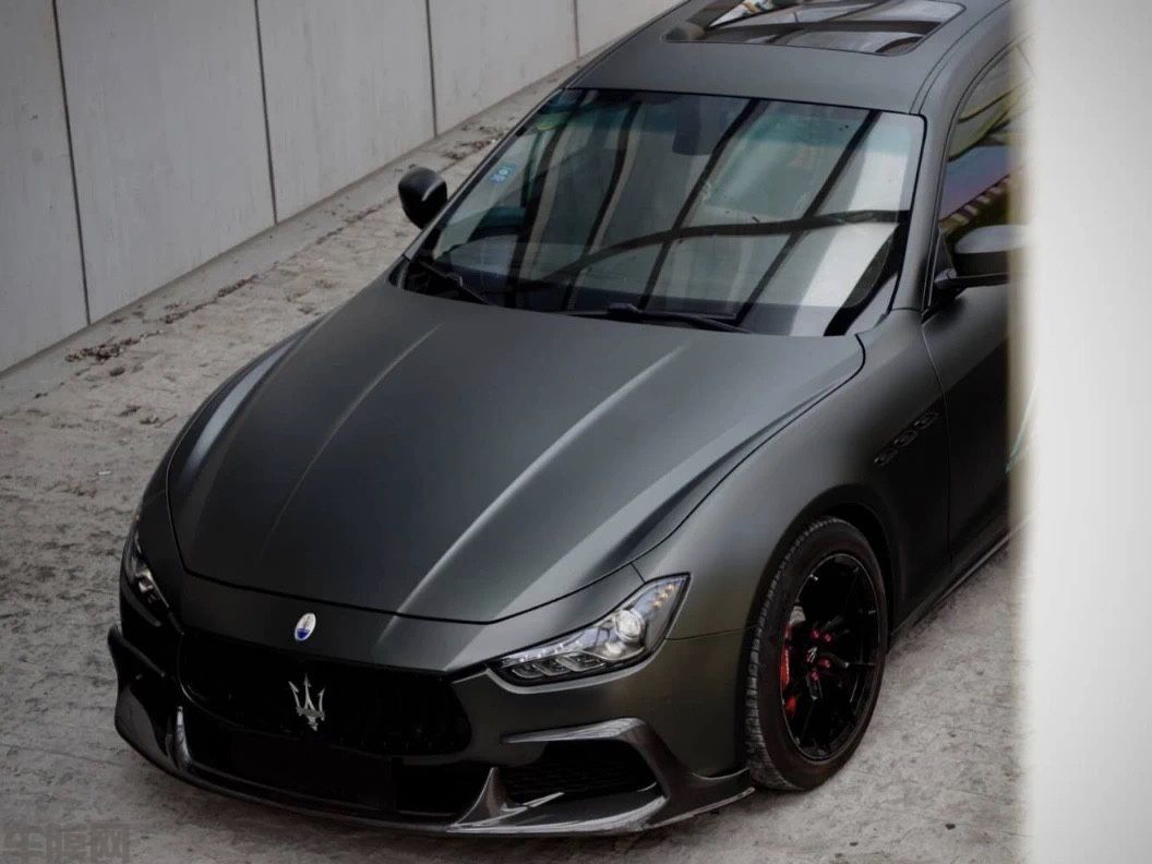 玛莎拉蒂Maserati 神秘绿改色膜 效果图