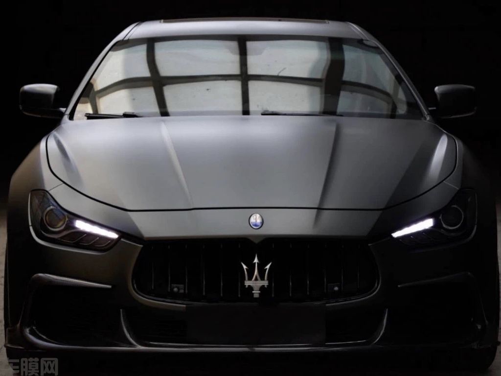 玛莎拉蒂Maserati 神秘绿改色膜 效果图