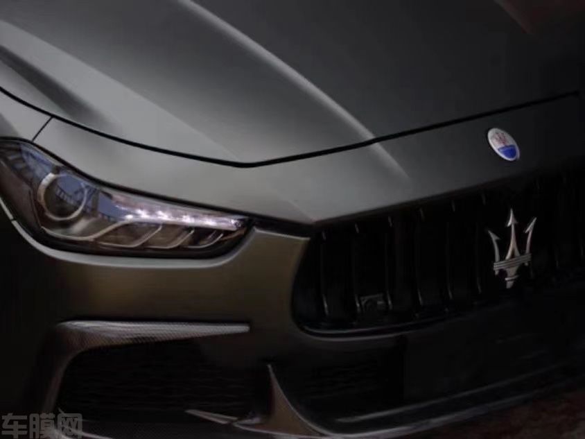 玛莎拉蒂Maserati 神秘绿改色膜 效果图