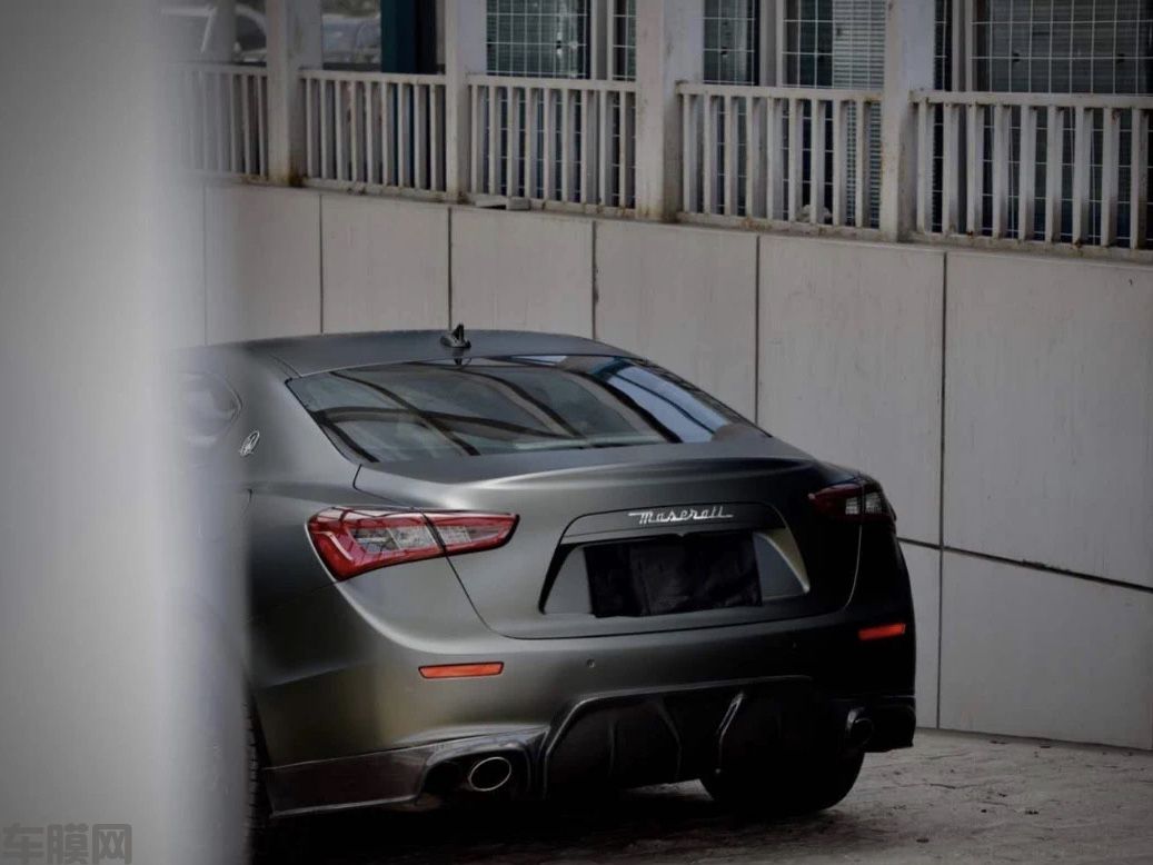 玛莎拉蒂Maserati 神秘绿改色膜 效果图