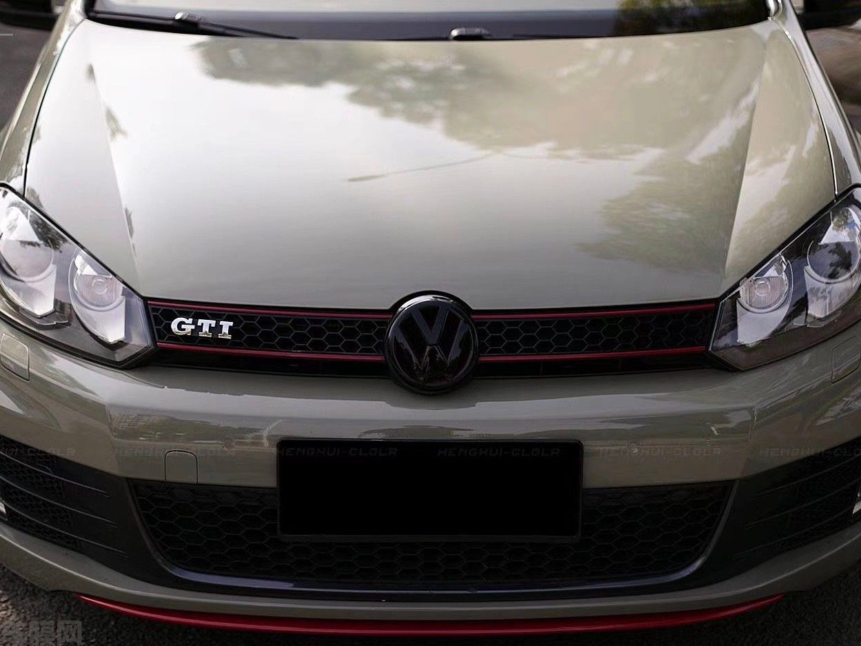高尔夫GTI 卡其绿改色膜 效果图