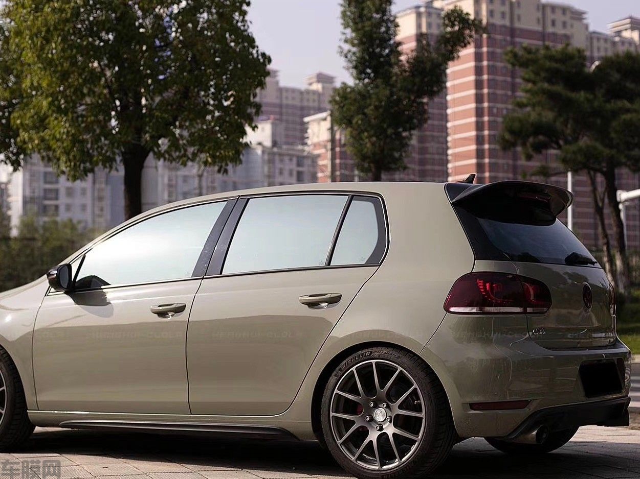 高尔夫GTI 卡其绿改色膜 效果图