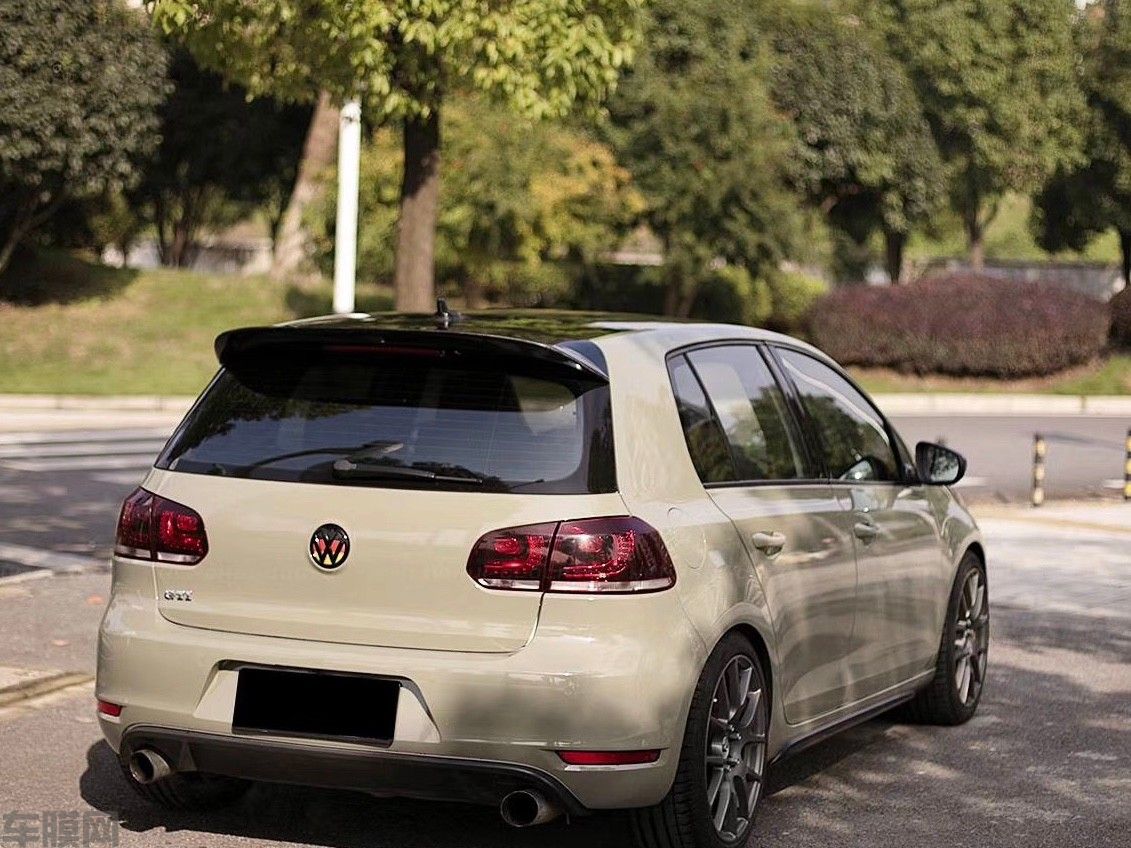 高尔夫GTI 卡其绿改色膜 效果图
