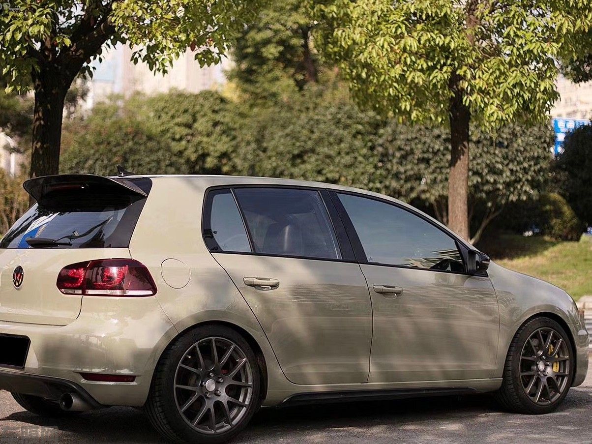 高尔夫GTI 卡其绿改色膜 效果图