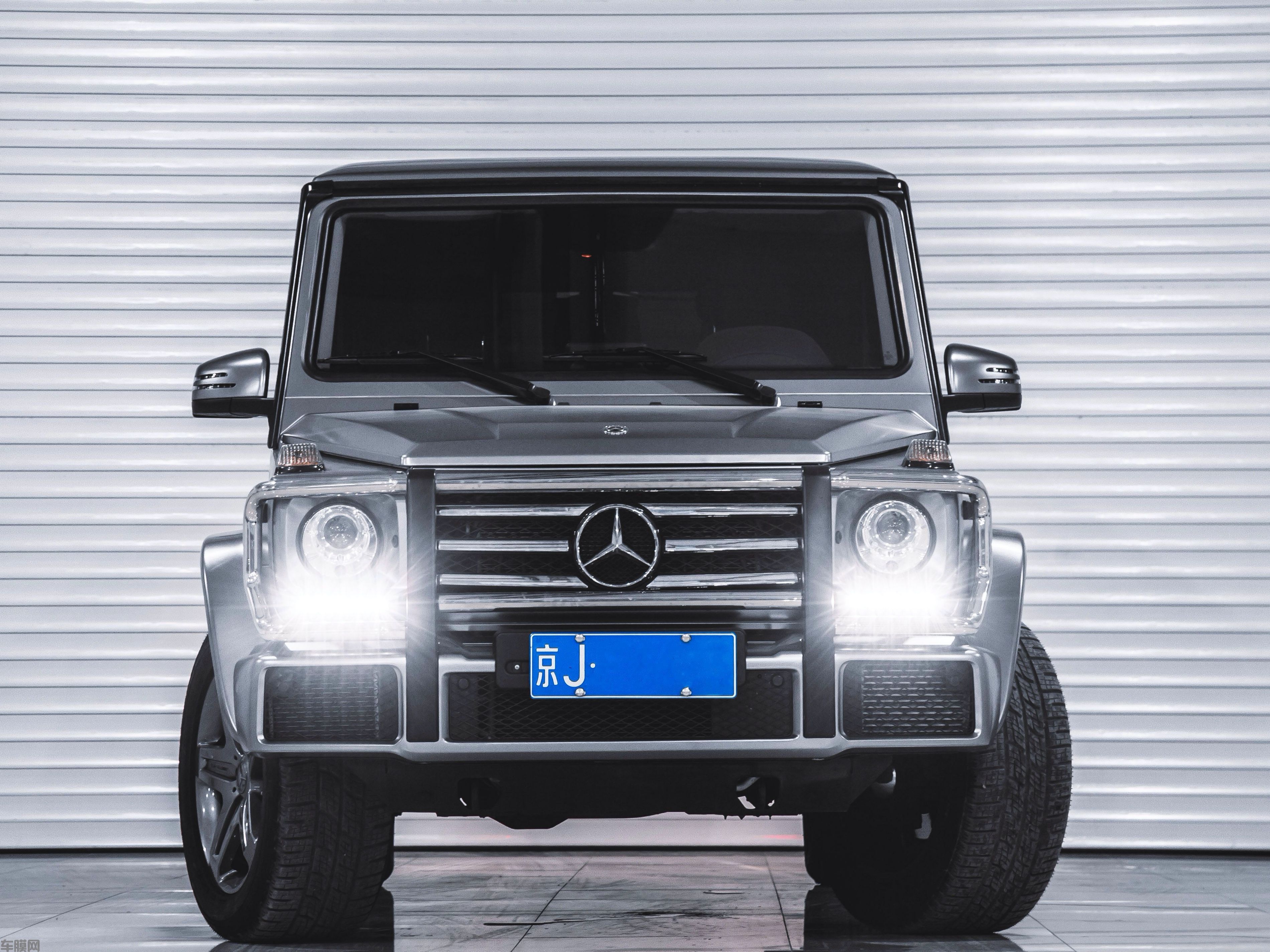 奔驰G500 AMG 金属灰改色膜 效果图