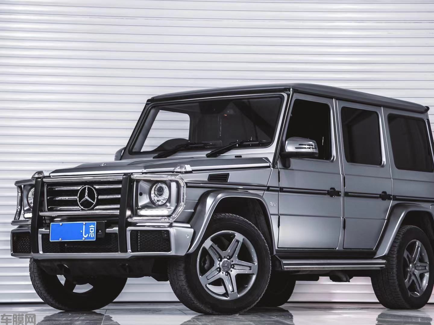 奔驰G500 AMG 金属灰改色膜 效果图