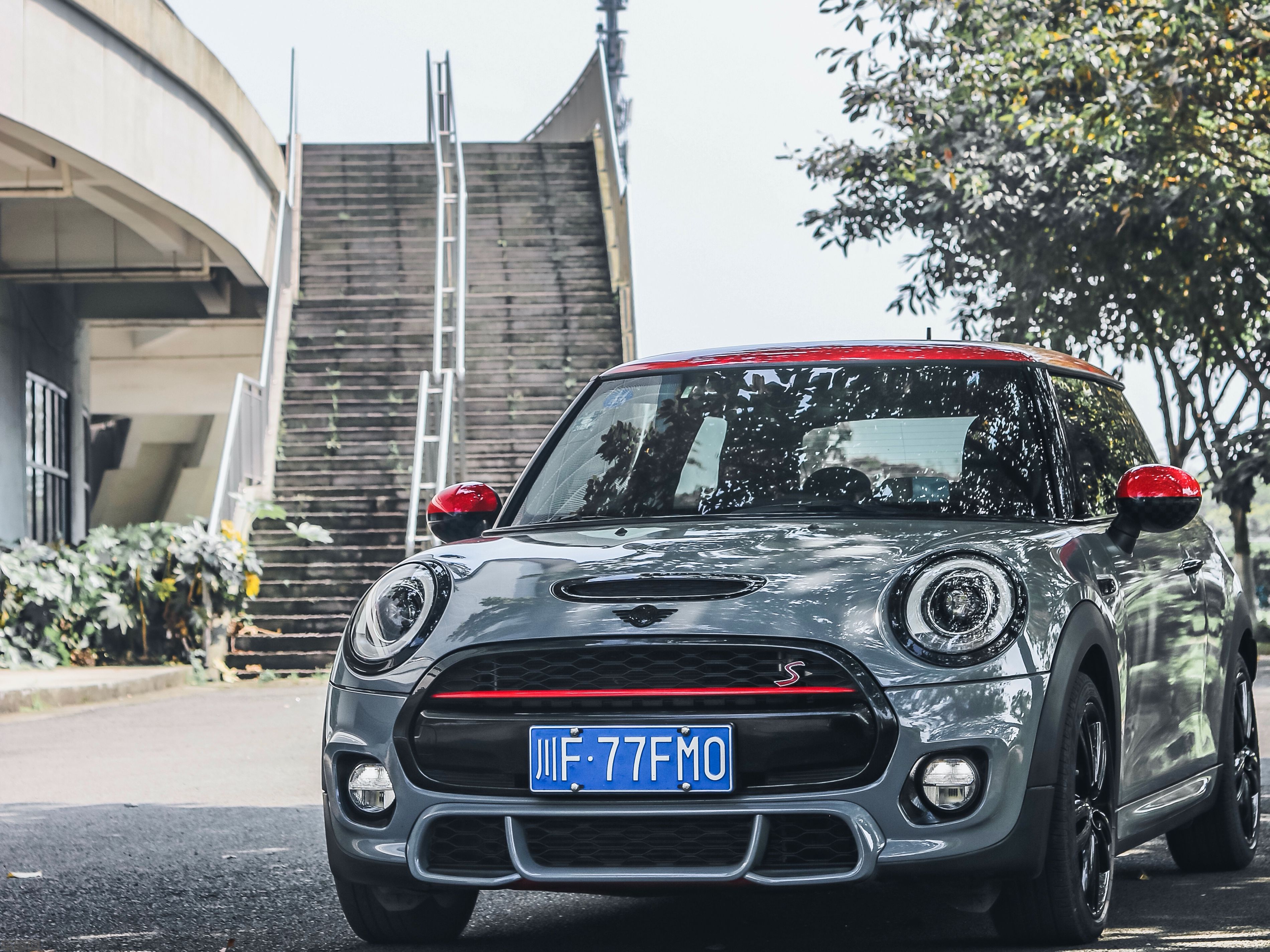 MINI 亮面纳多灰改色膜 效果图