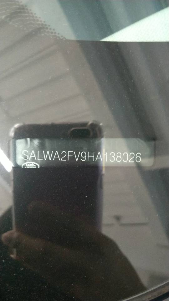 路虎揽胜运动版2017款 3.0 V6 SC HSE