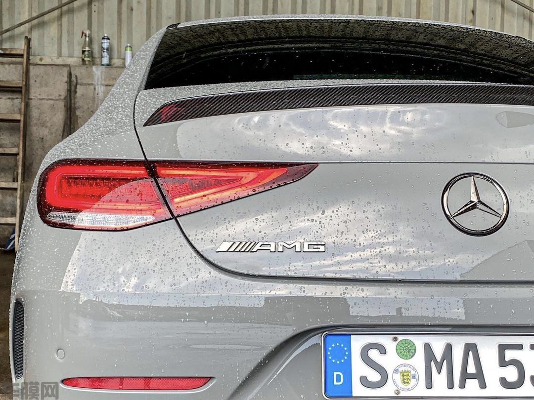 奔驰AMG CLS 53 水泥灰改色膜 效果图