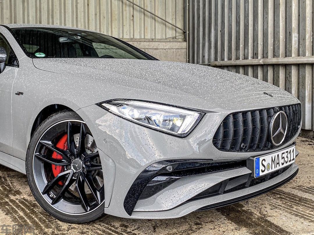奔驰AMG CLS 53 水泥灰改色膜 效果图