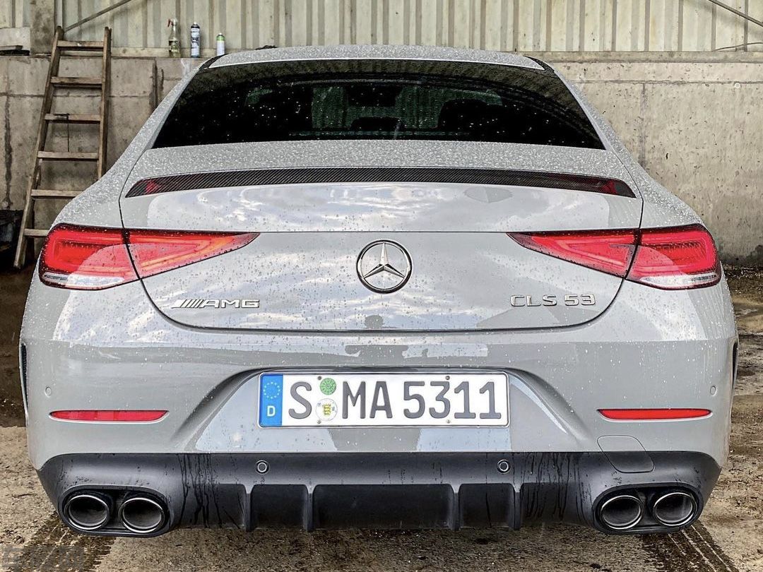 奔驰AMG CLS 53 水泥灰改色膜 效果图
