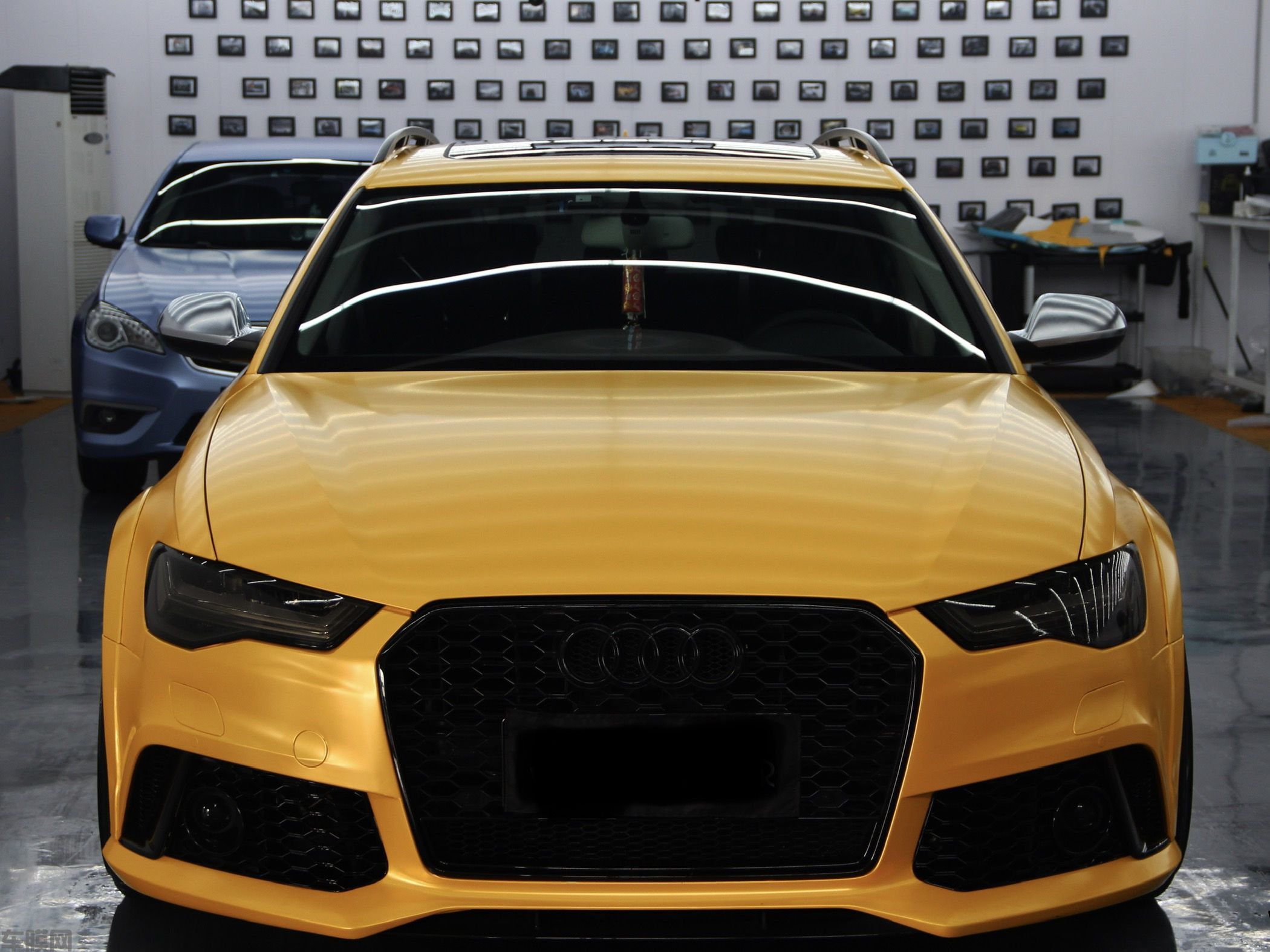 奥迪A6 Allroad 竞速橙改色膜 效果图