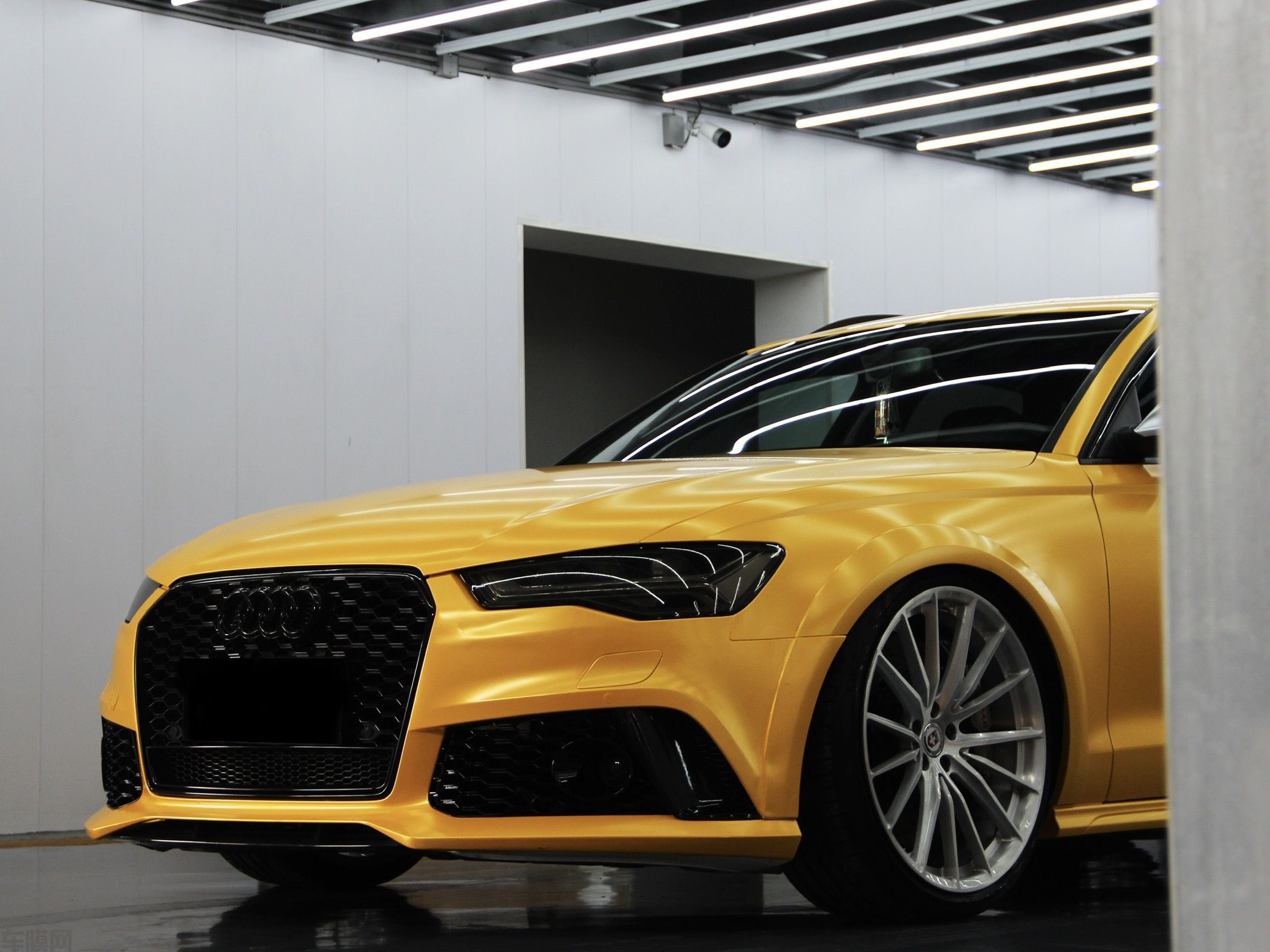 奥迪A6 Allroad 竞速橙改色膜 效果图