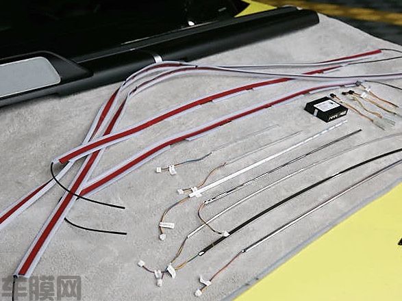 汽车改装｜特斯拉model 3 改装 氛围灯