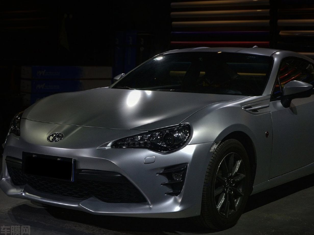 丰田GT86 电光太空银改色膜 效果图