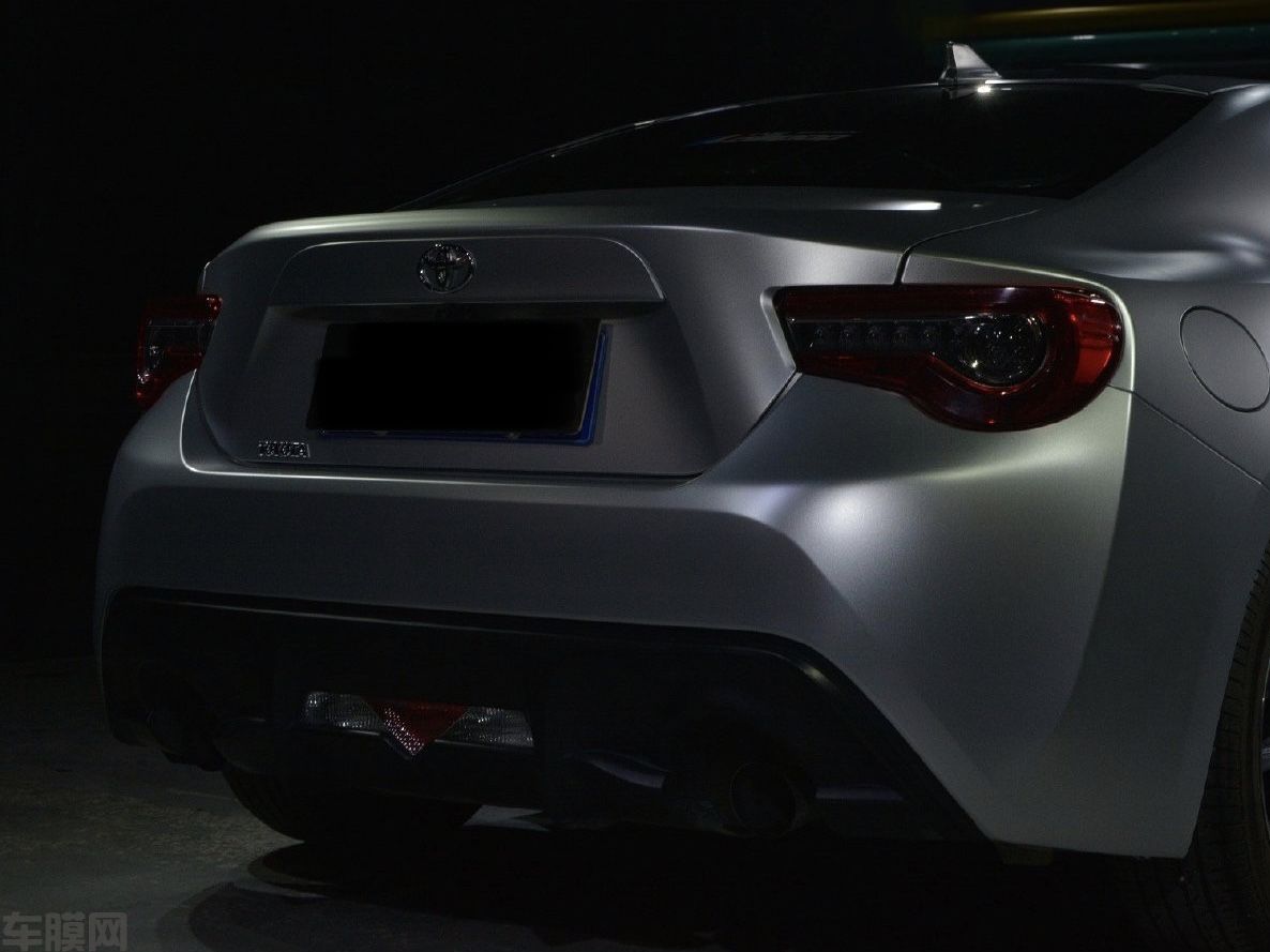 丰田GT86 电光太空银改色膜 效果图