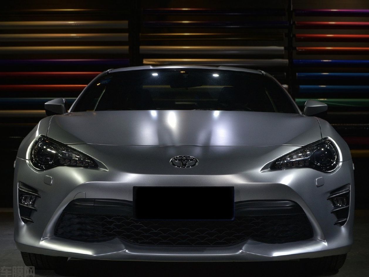 丰田GT86 电光太空银改色膜 效果图