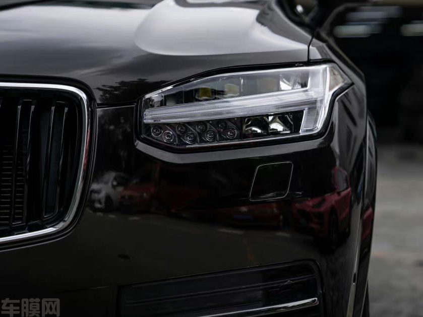 沃尔沃XC90 超亮金属黑改色膜 效果图