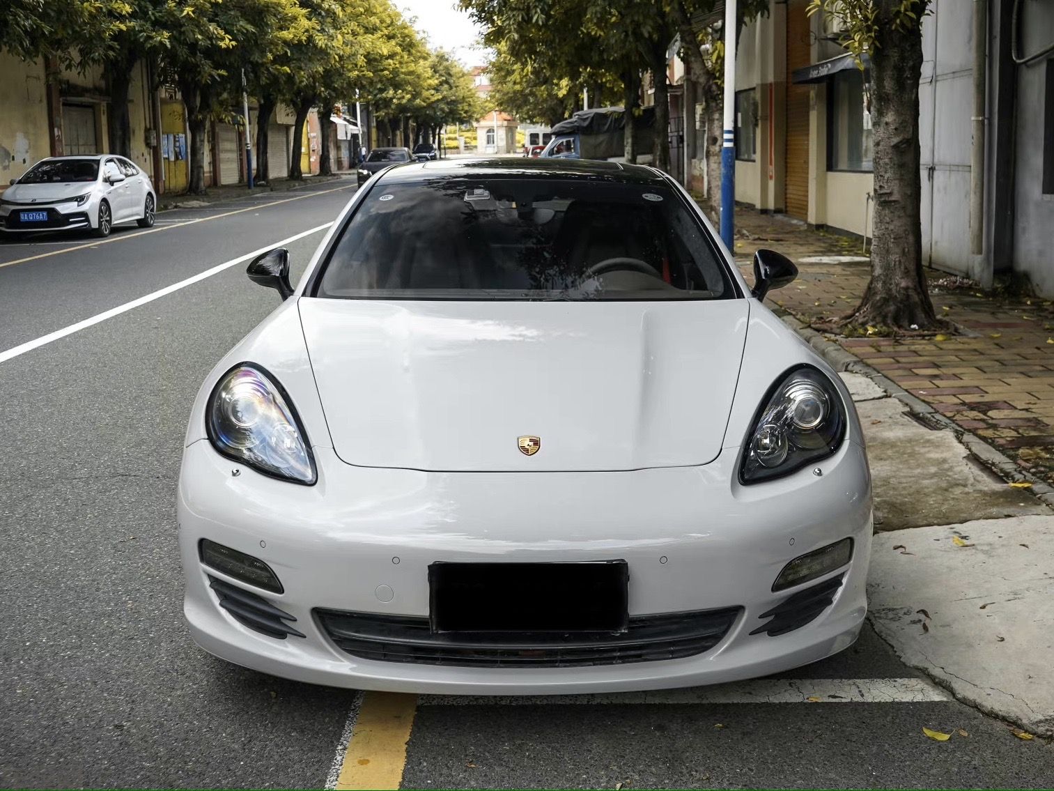 保时捷Panamera 火山灰改色膜 效果图