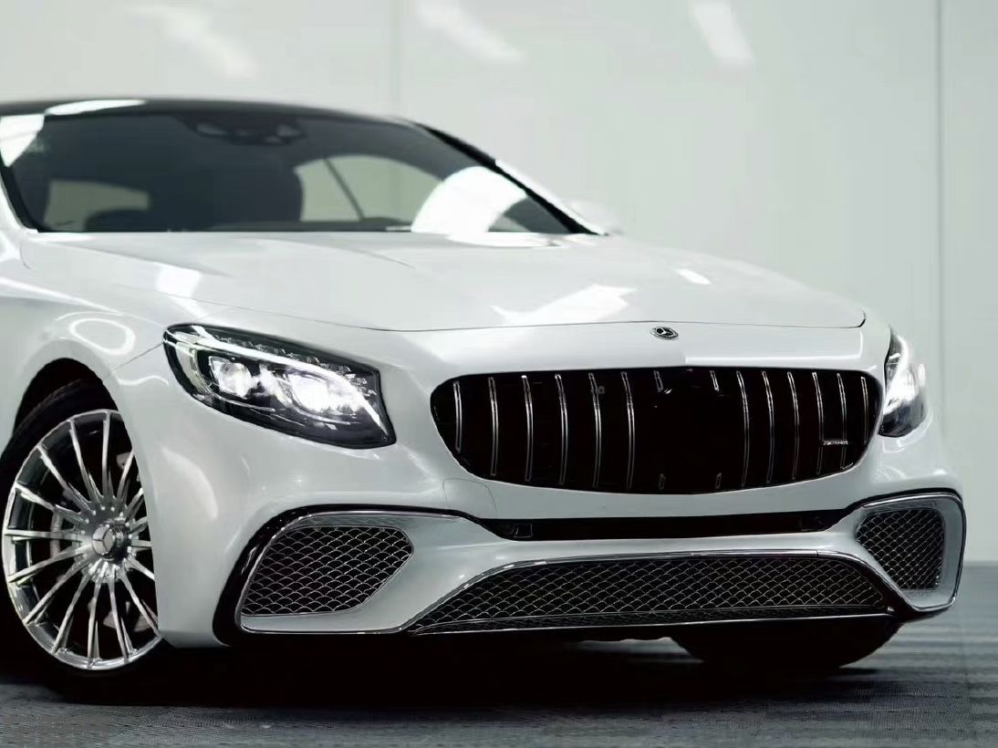 奔驰AMG S63 珍珠白改色膜 效果图