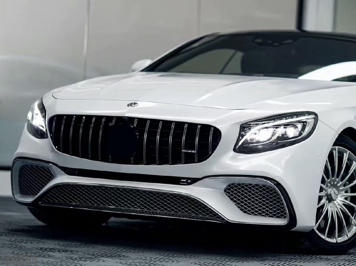 奔驰AMG S63 珍珠白改色膜 效果图