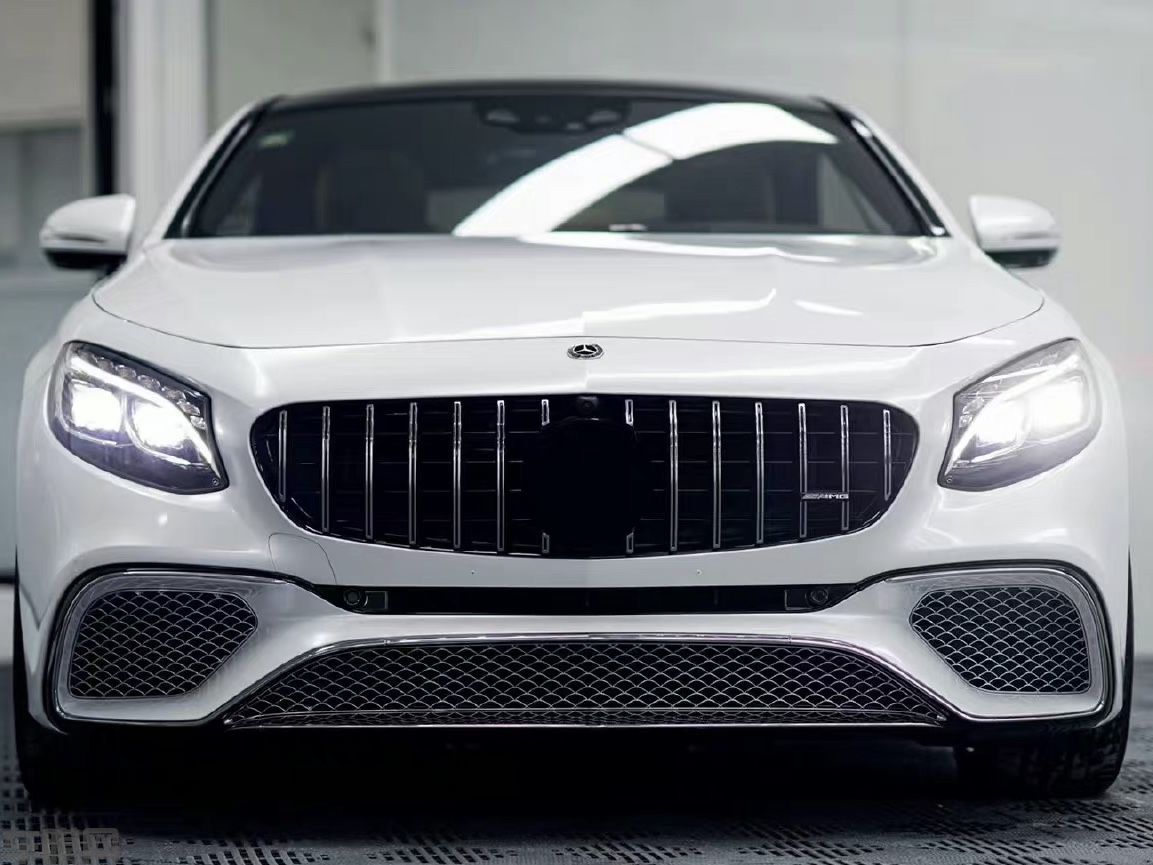 奔驰AMG S63 珍珠白改色膜 效果图