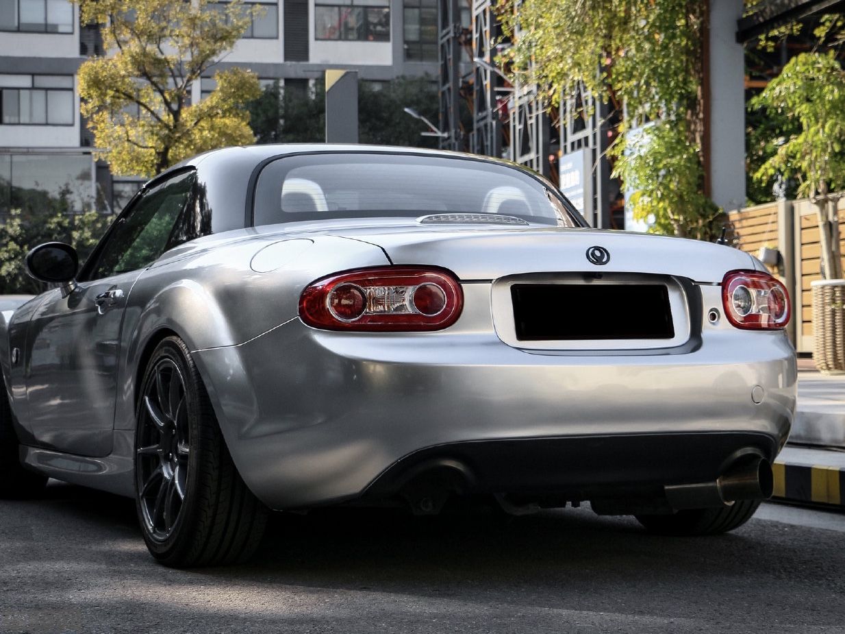 马自达MX-5 GT银改色膜 效果图