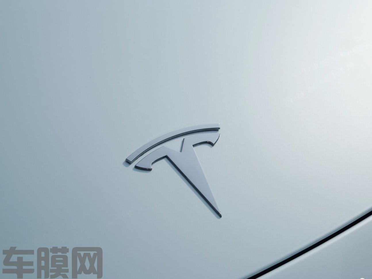 特斯拉Model 3 马卡龙月光玉改色膜 效果图