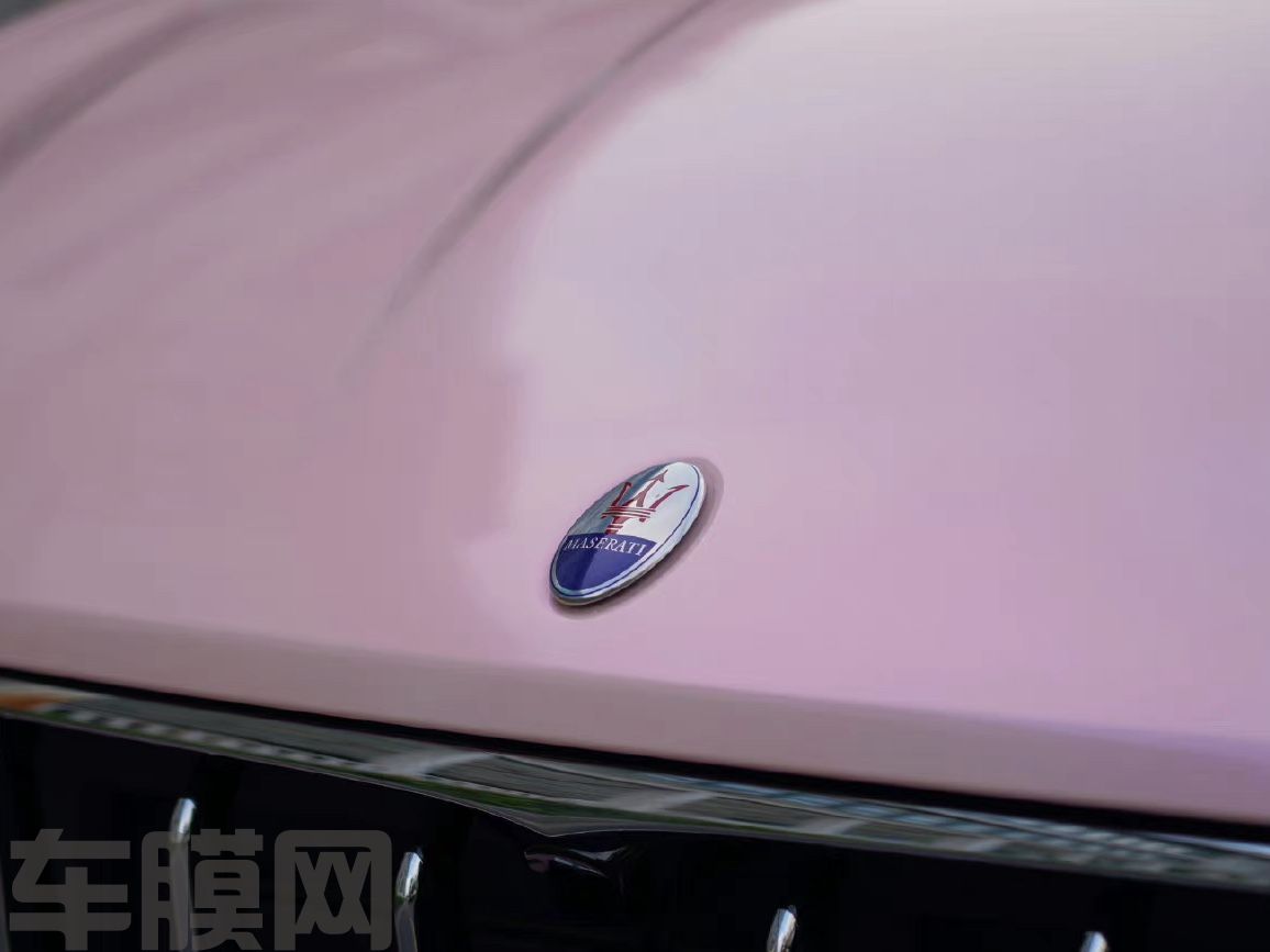 玛莎拉蒂Levante 梦幻粉改色膜 效果图